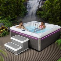 Atlas Wellis Outdoor Whirlpool mit Wärmepumpe
