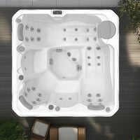 Outdoor Whirlpool Wellis Budapest 5 Sitzplätzen auf Terrasse