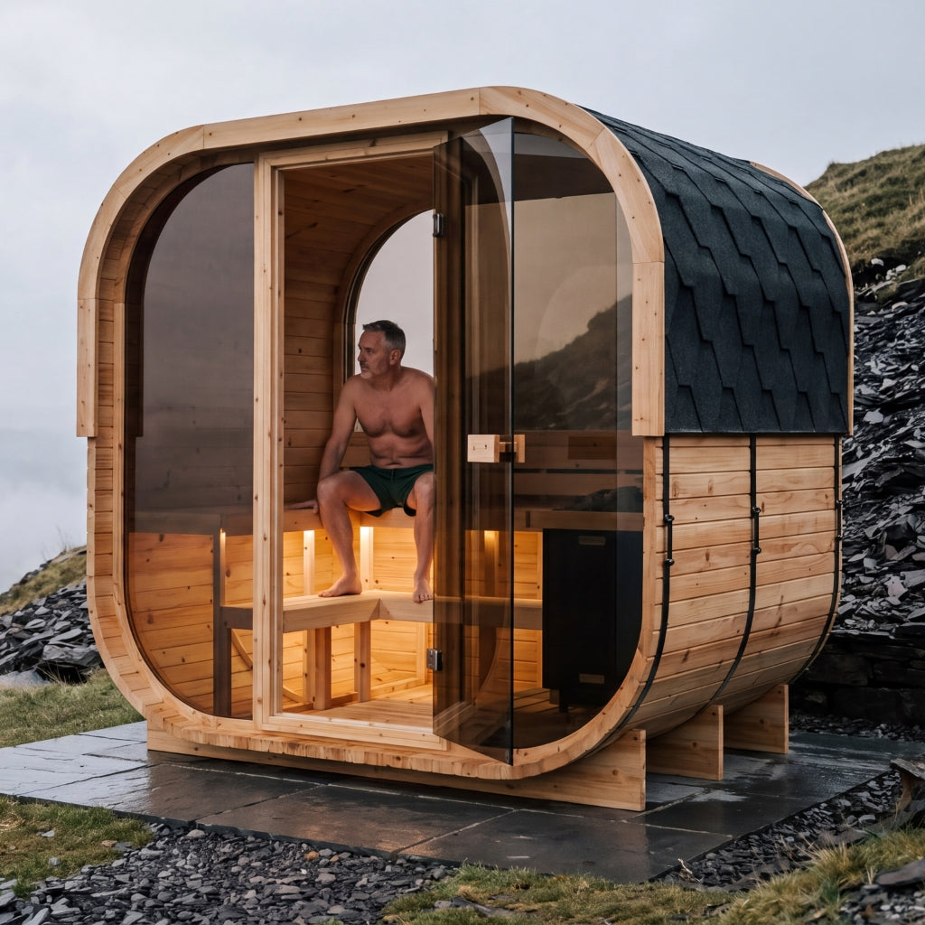 Hekla Cube M Outdoor Sauna 210×235×225cm