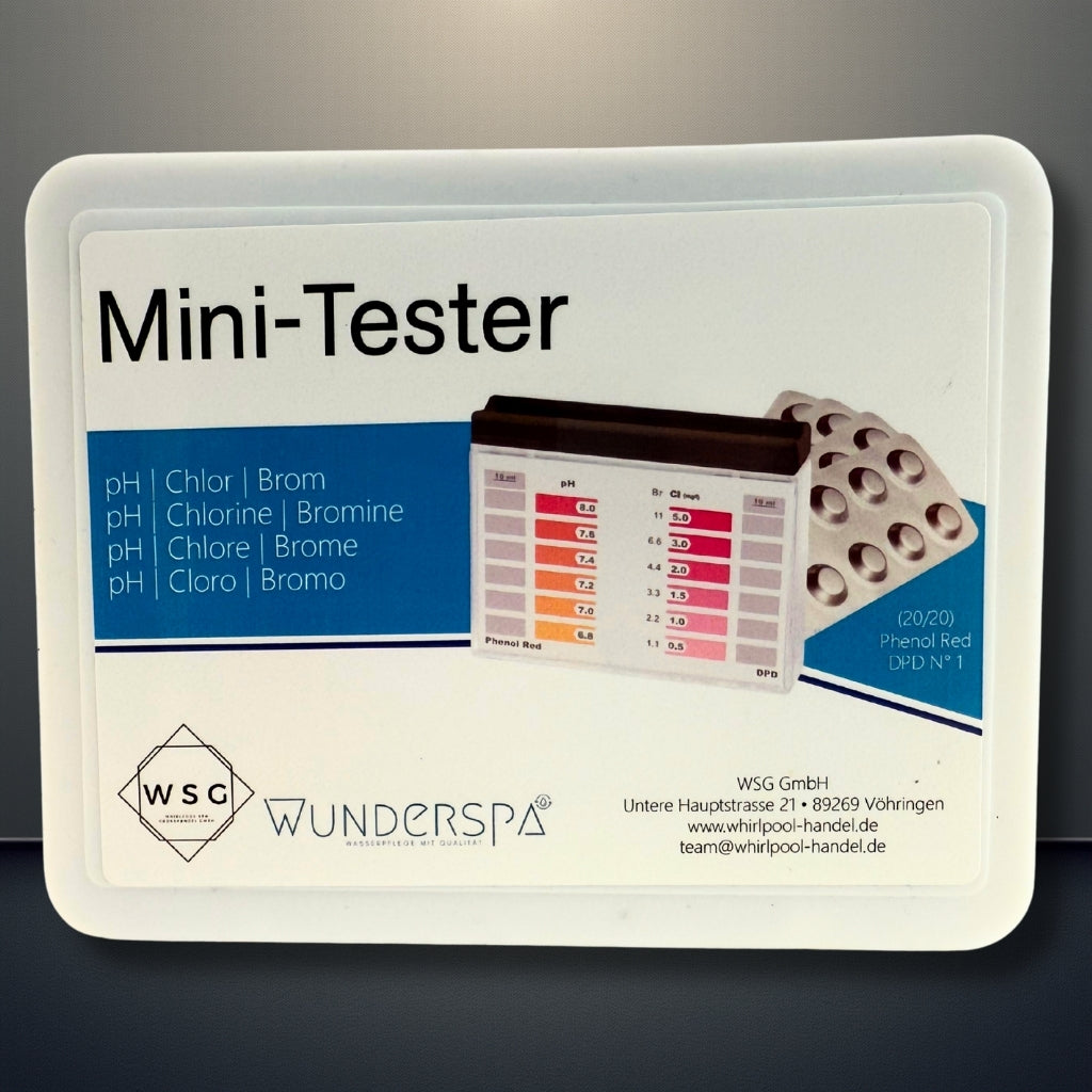 Schütteltest PH & DPD1 (Chlor) mit Messtabletten