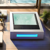 Solid Paolo Ferralli Outdoor Whirlpool mit Wasser